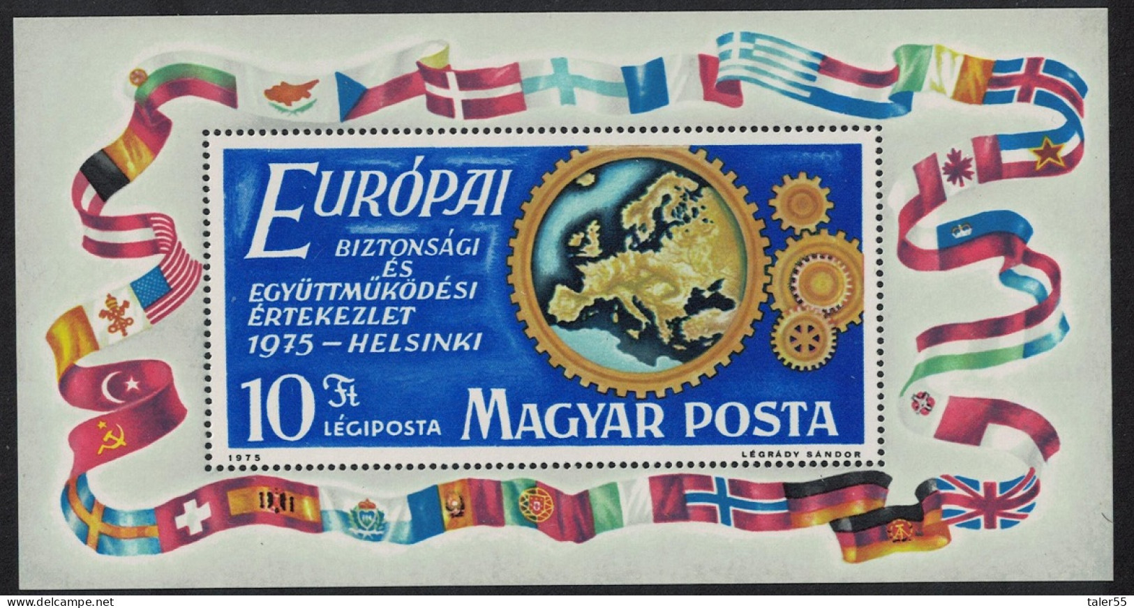 Hungary European Security And Co-operation Conference Helsinki MS 1975 MNH SG#MS2975 - Ungebraucht