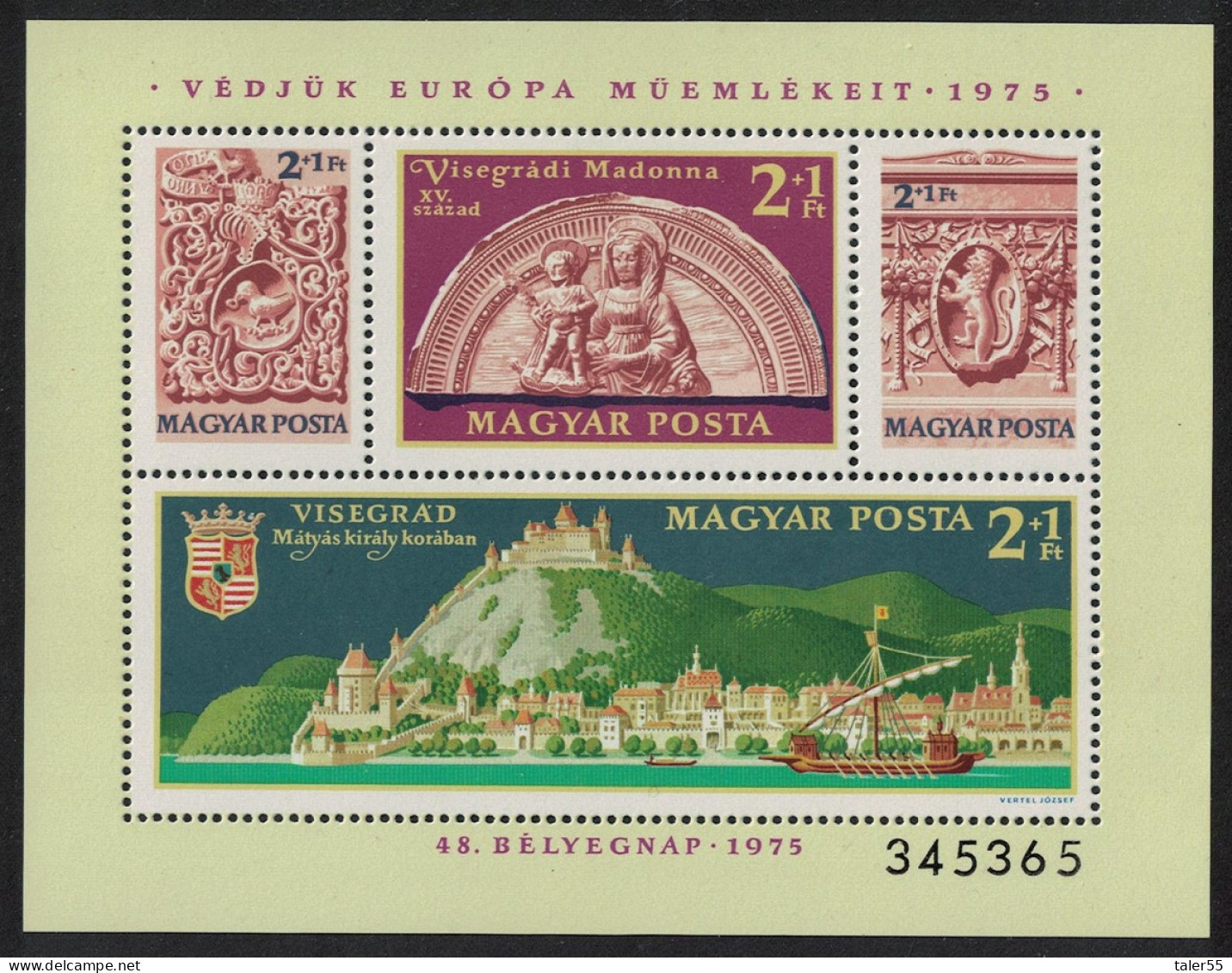 Hungary Monuments In Visegrad Palace MS 1975 MNH SG#MS2983 - Ungebraucht