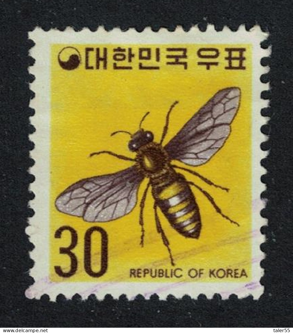 Korea Rep. Brown Bee Insect 30w 1973 Canc SG#1068 - Corea Del Sur