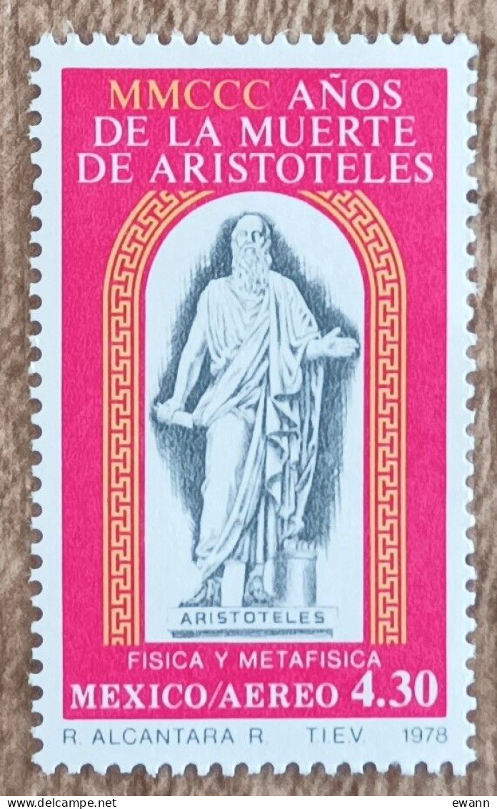 Mexique - YT Aérien N°484 - Aristote - 1978 - Neuf - Messico