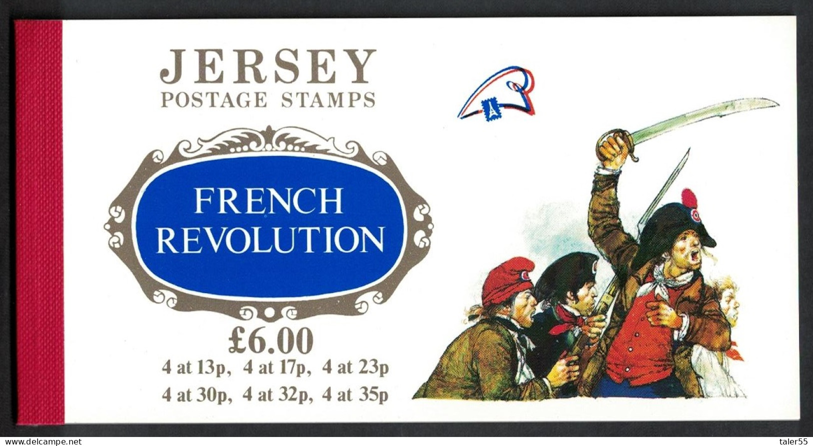 Jersey The French Revolution Booklet 1989 SG#SB41 - Jersey