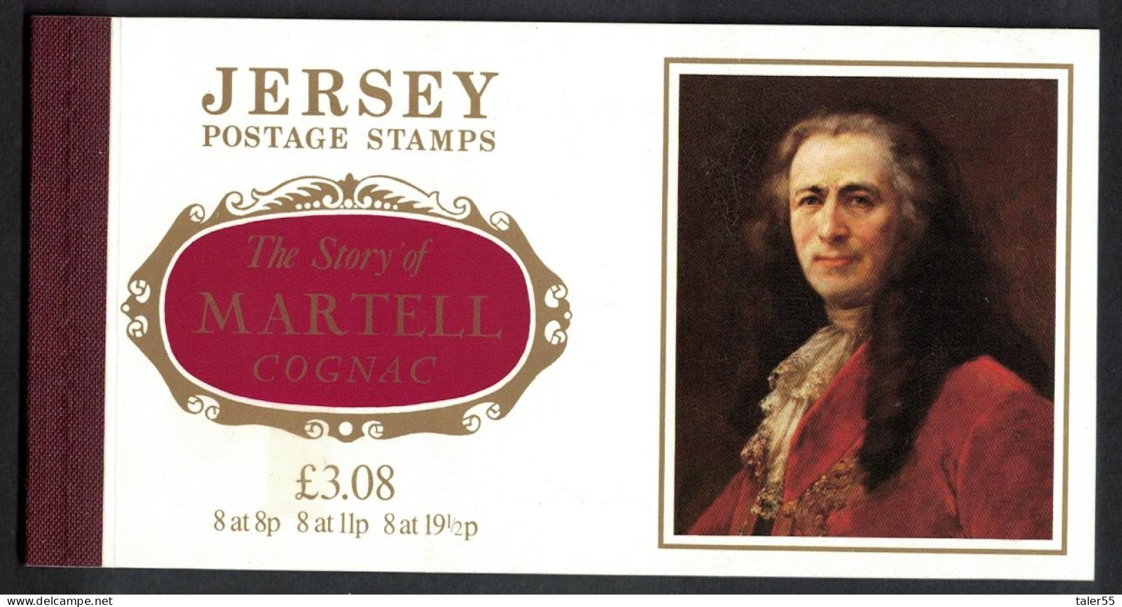 Jersey Martell Cognac Booklet 1982 SG#SB33 - Jersey