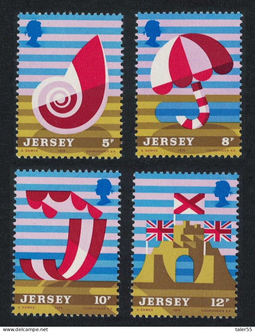 Jersey Tourism 4v 1975 MNH SG#124-127 - Jersey