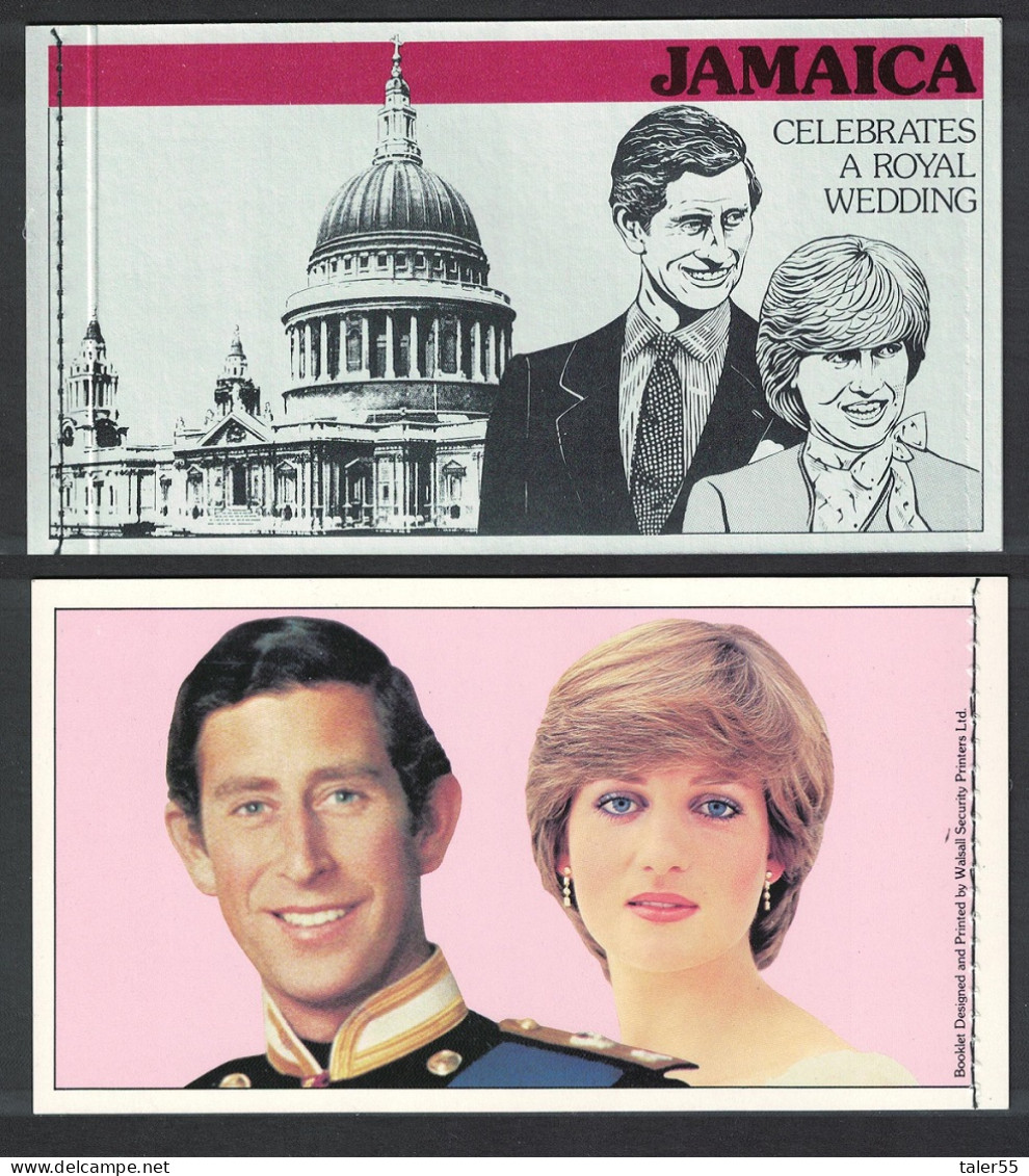 Jamaica Charles And Diana Royal Wedding Booklet 1981 MNH SG#SB16 - Giamaica (1962-...)