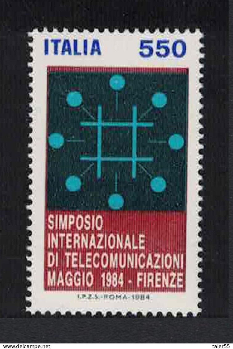 Italy Telecommunications Symposium Florence 1984 MNH SG#1842 - 1981-90: Mint/hinged