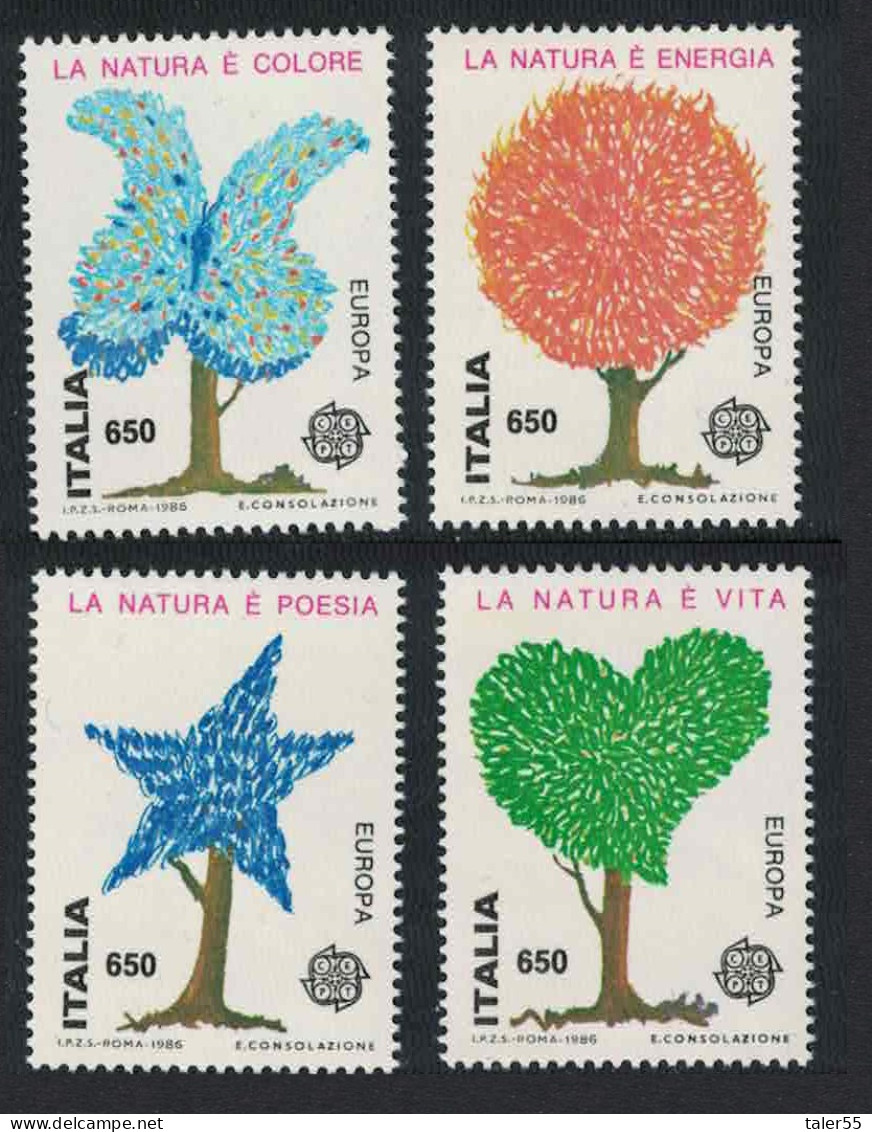 Italy Nature Conservation Europa CEPT 4v 1986 MNH SG#1921-1924 - 1981-90: Neufs