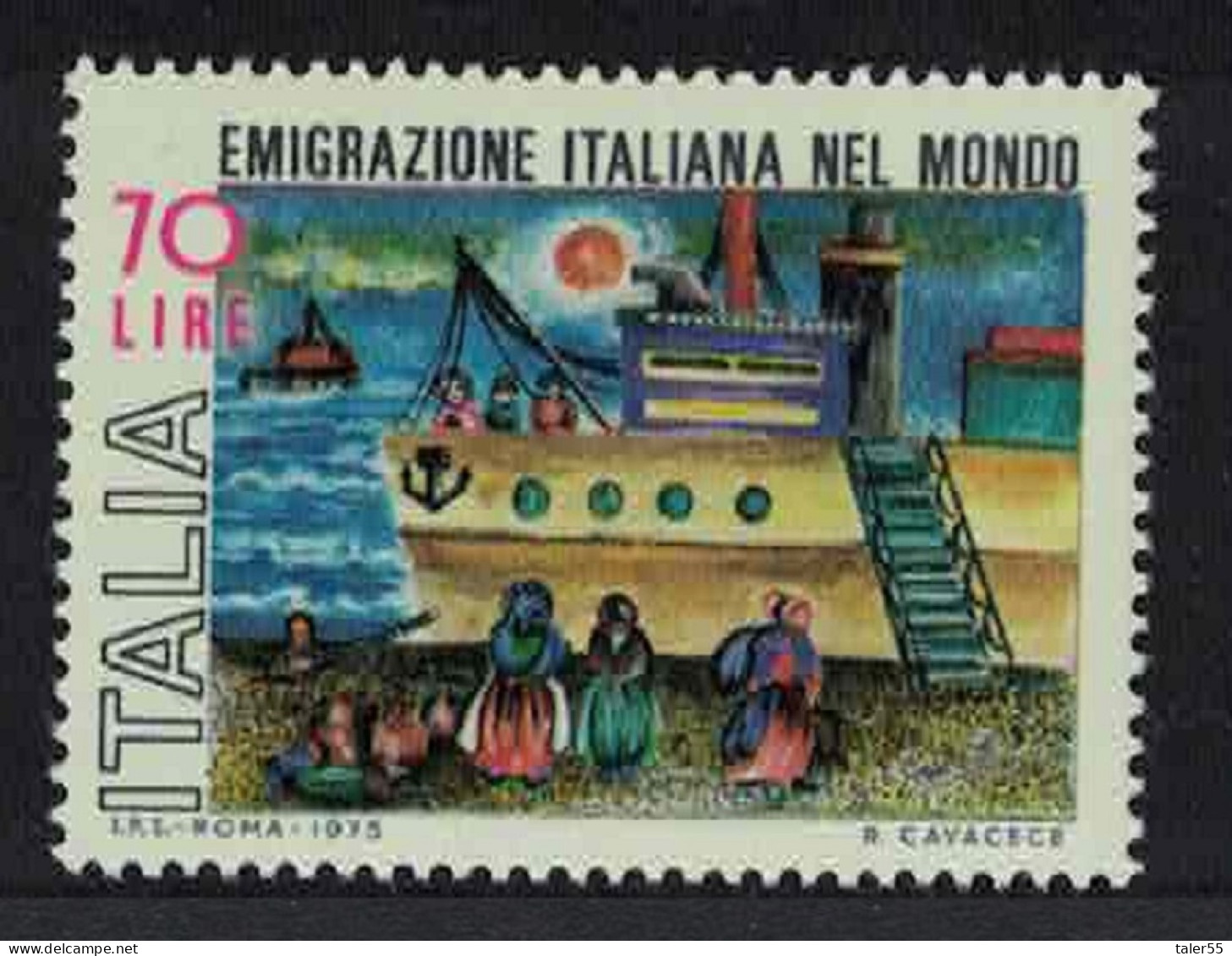 Italy Italian Emigration 1975 MNH SG#1448 - 1971-80: Mint/hinged