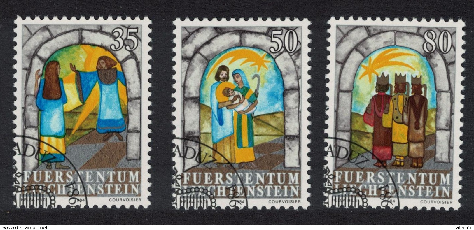 Liechtenstein Christmas 3v 1984 CTO SG#858-860 - Used Stamps