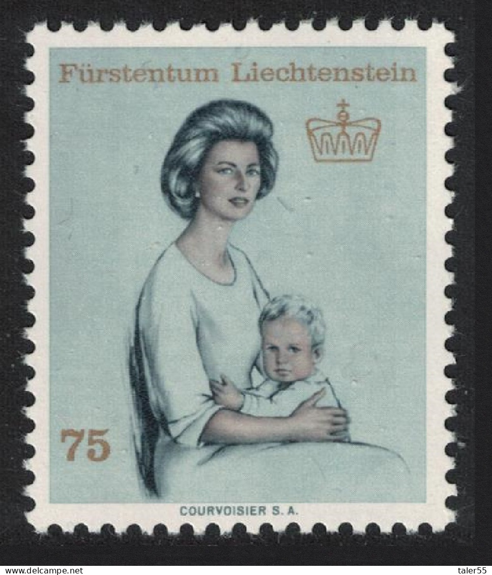 Liechtenstein Princess Gina And Prince Franz 1965 MNH SG#451 - Unused Stamps