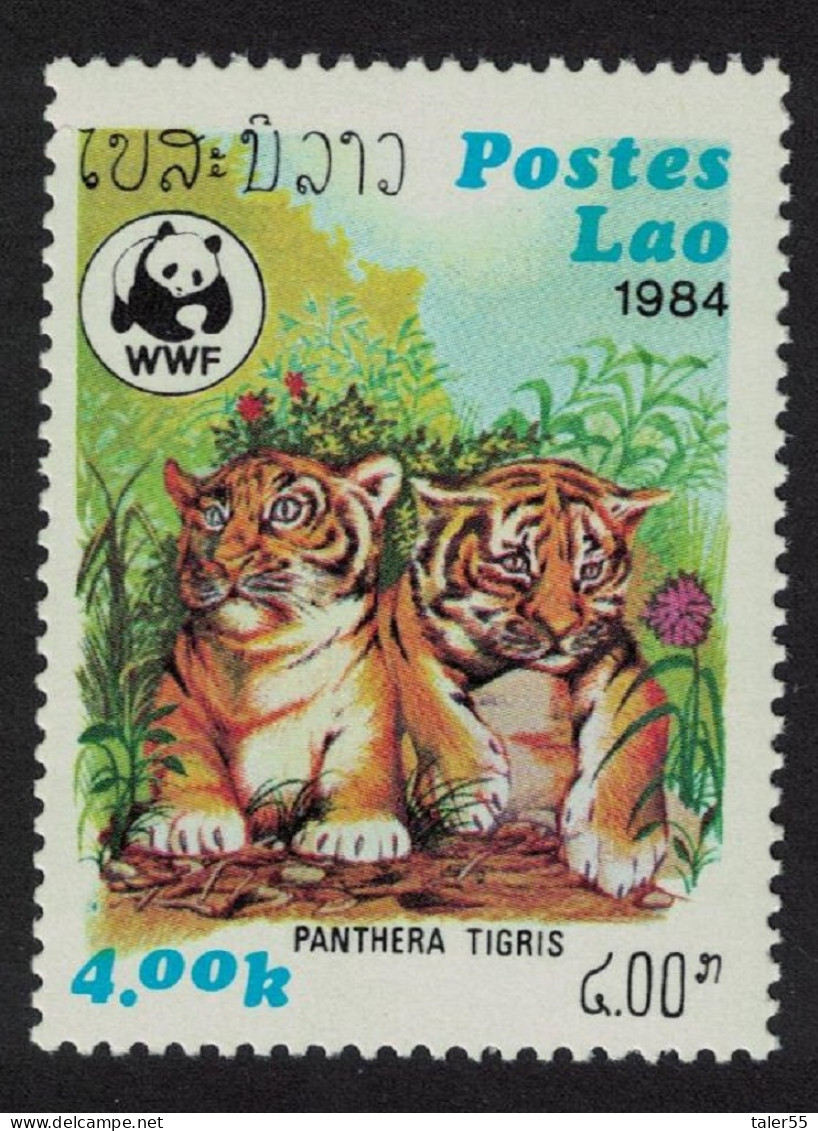 Laos WWF Tiger Cubs 'Panthera Tigris 1984 MNH SG#707 MI#709 Sc#520 - Laos
