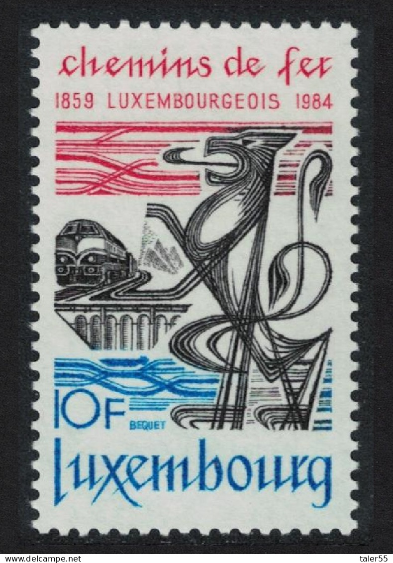 Luxembourg 125th Anniversary Of Luxembourg Railways 1984 MNH SG#1127 MI#1094 - Neufs