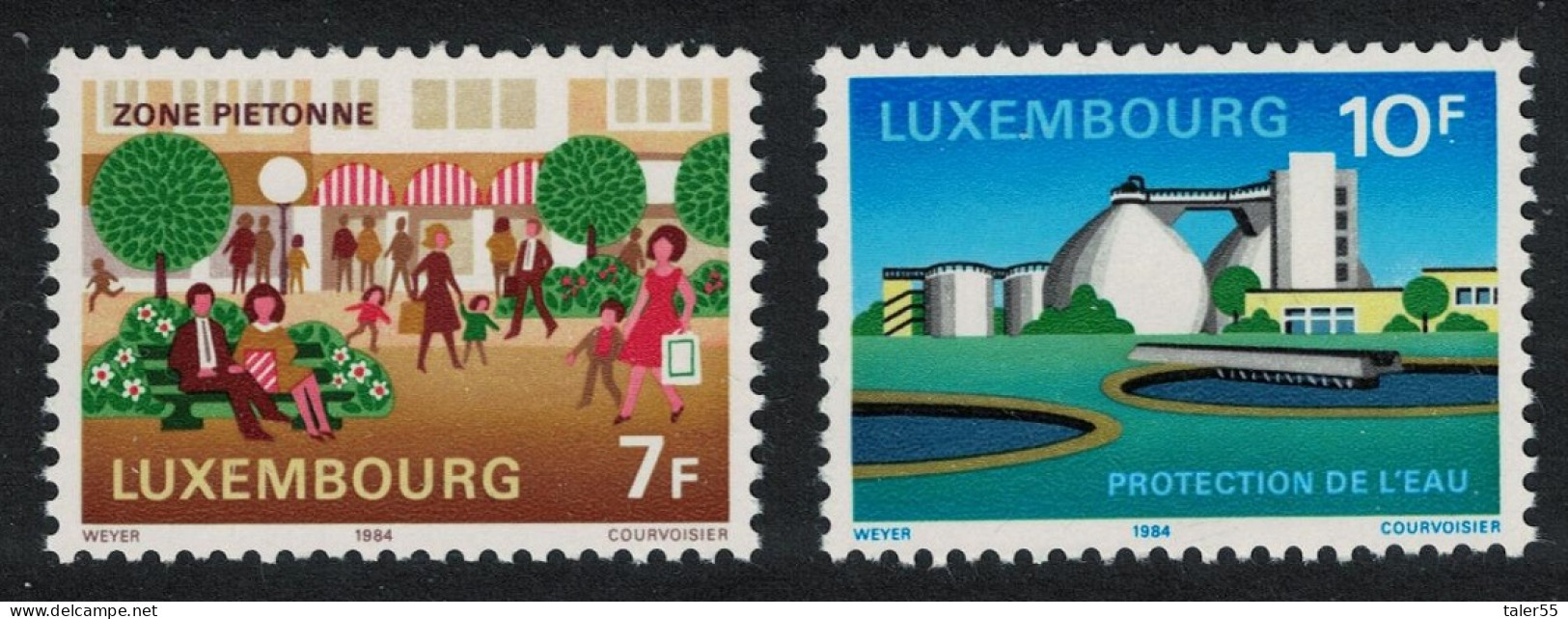 Luxembourg Environmental Protection 2v 1984 MNH SG#1128-1129 MI#1095-1096 - Neufs