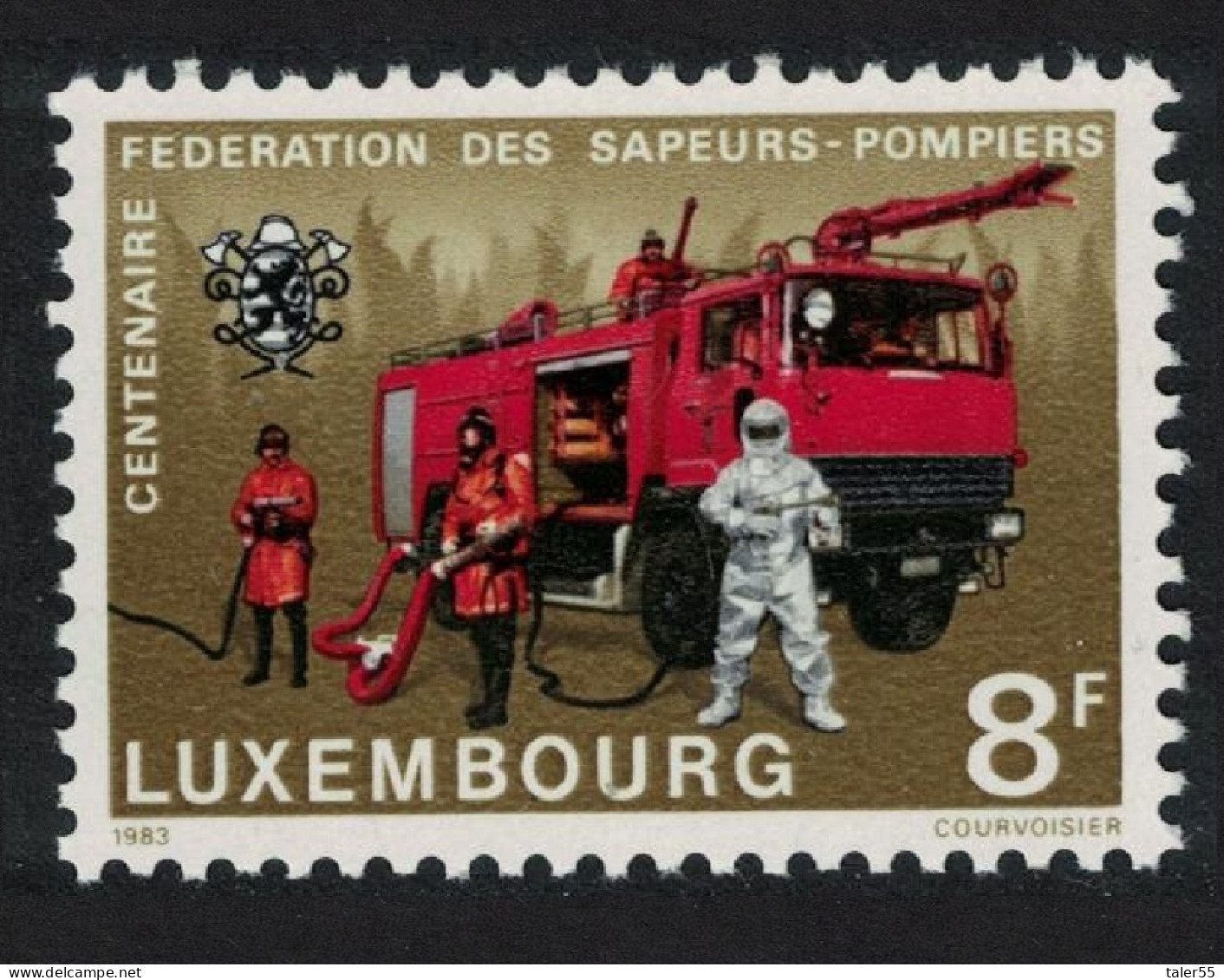 Luxembourg Fire Engine Fire Brigades 1983 MNH SG#1102 MI#1068 - Neufs