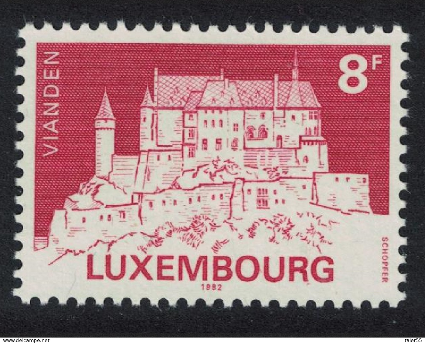 Luxembourg Vianden Castle 1982 MNH SG#1093 MI#1059 - Ungebraucht