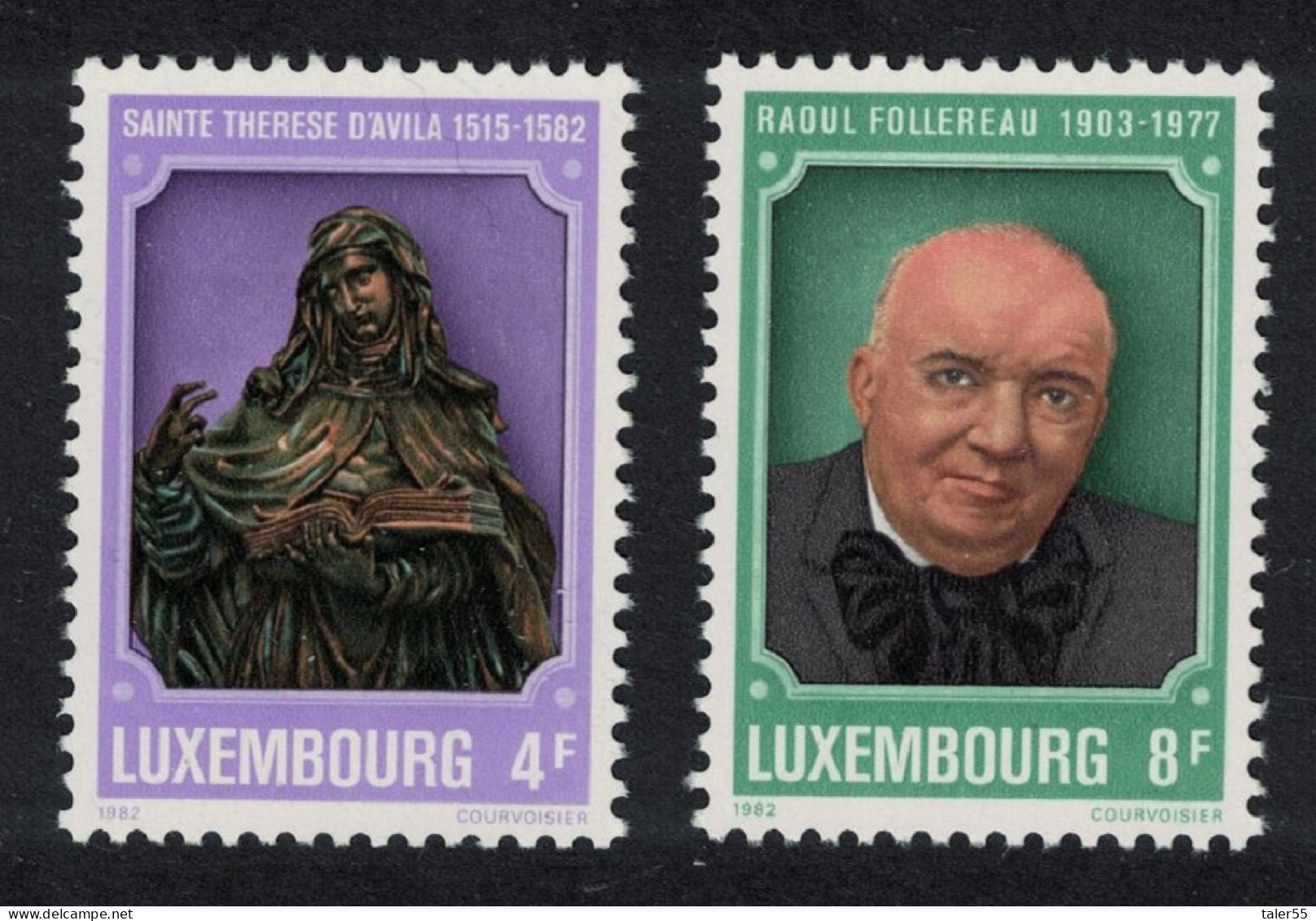 Luxembourg Anniversaries 2v 1982 MNH SG#1088-1089 MI#1054-1055 - Unused Stamps