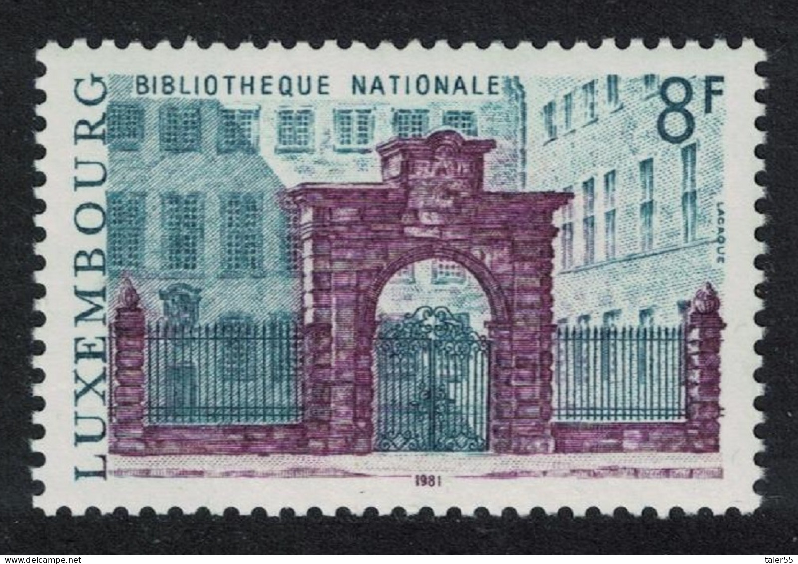 Luxembourg National Library. 1981 MNH SG#1065 MI#1030 - Neufs