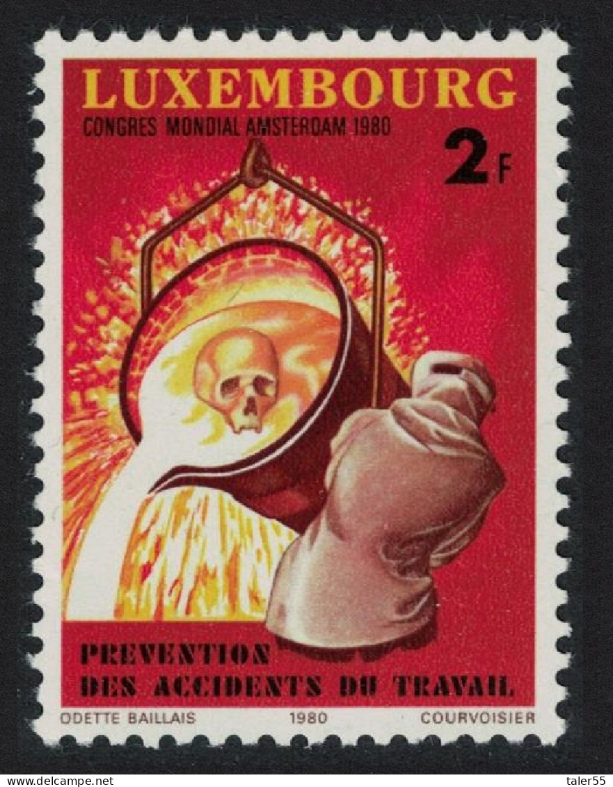 Luxembourg Metallurgy Worker Pouring Molten Iron 1980 MNH SG#1049-1050 MI#1012 - Ungebraucht