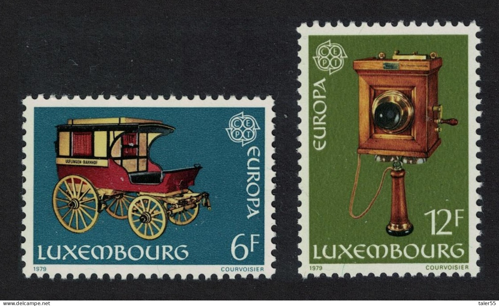 Luxembourg Post And Telecommunications Europa 2v 1979 MNH SG#1024-1025 MI#987-988 - Ungebraucht