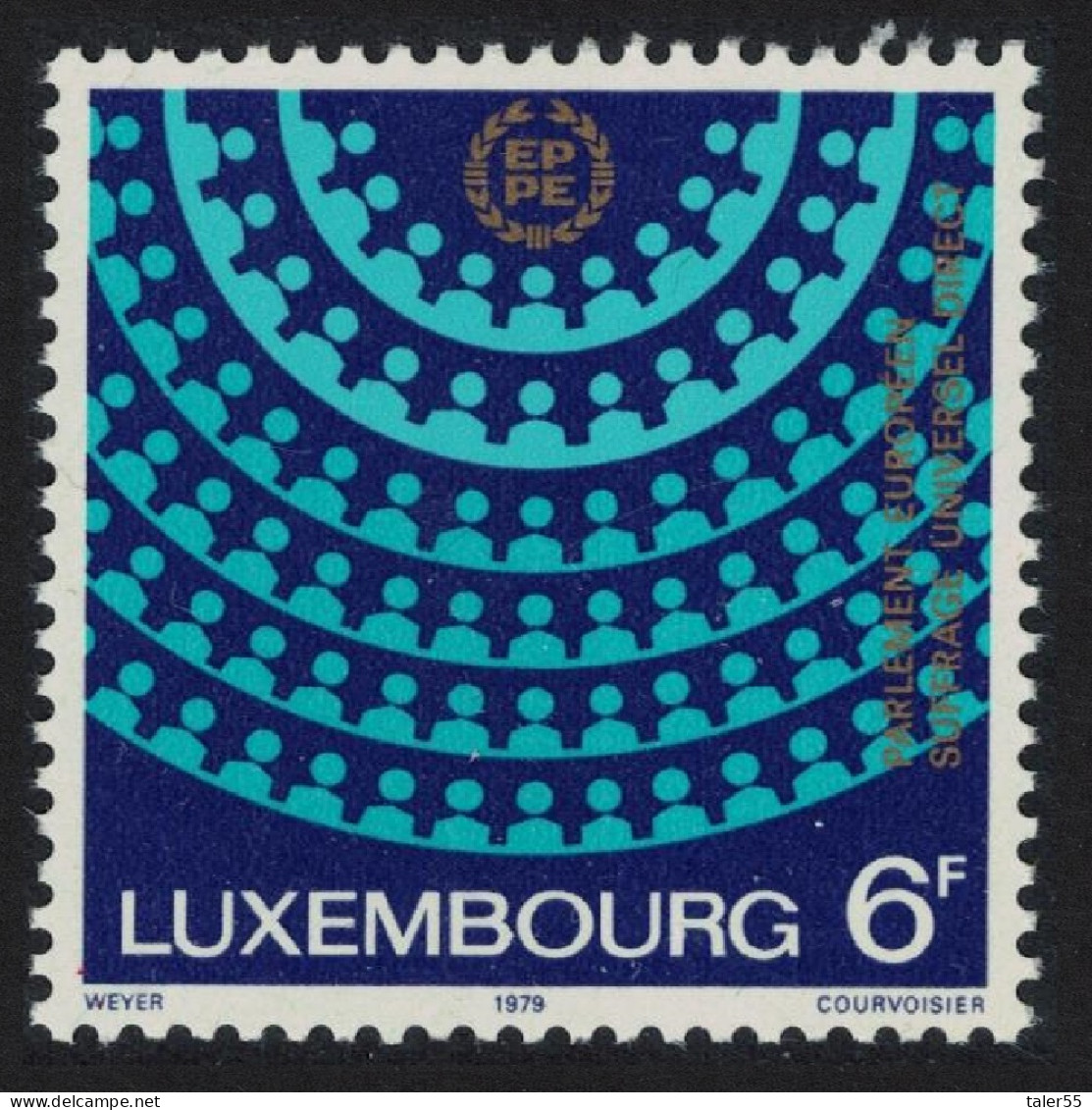 Luxembourg First Direct Elections To European Assembly 1979 MNH SG#1030 MI#993 - Unused Stamps
