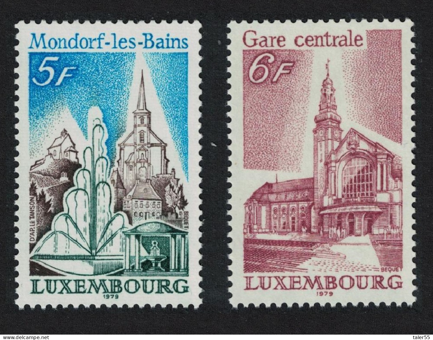 Luxembourg Tourism 2v 1979 MNH SG#1022-1023 MI#985-986 - Unused Stamps