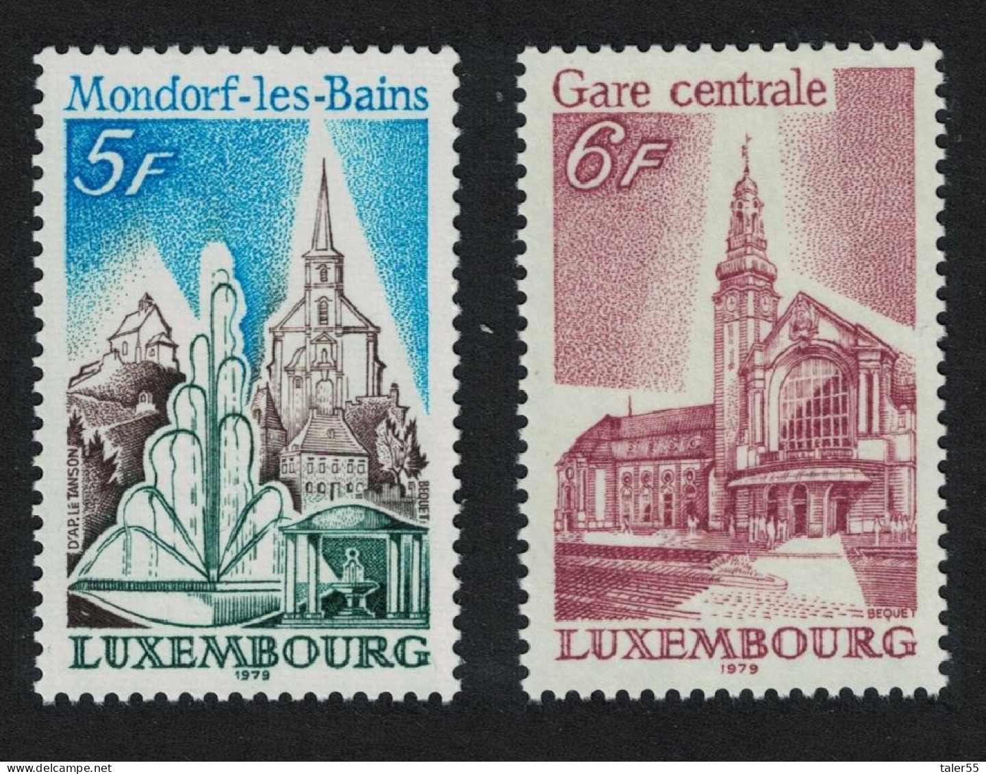 Luxembourg Tourism 2v 1979 MNH SG#1022-1023 MI#985-986 - Ungebraucht