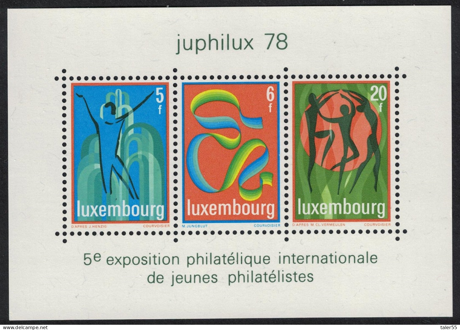 Luxembourg Juphilux 78 Junior International Philatelic Exhibition MS 1978 MNH SG#MS1003 - Ungebraucht