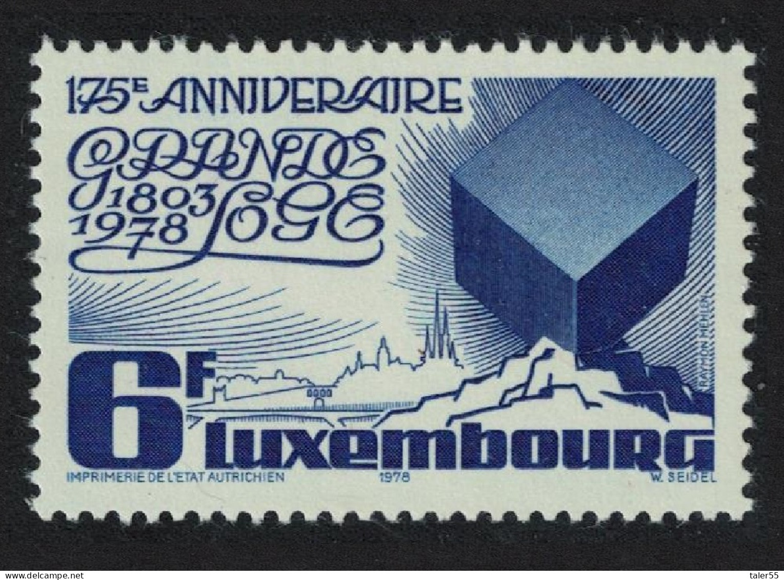 Luxembourg Masons Luxembourg Grand Lodge 1978 MNH SG#1012 MI#975 - Ungebraucht