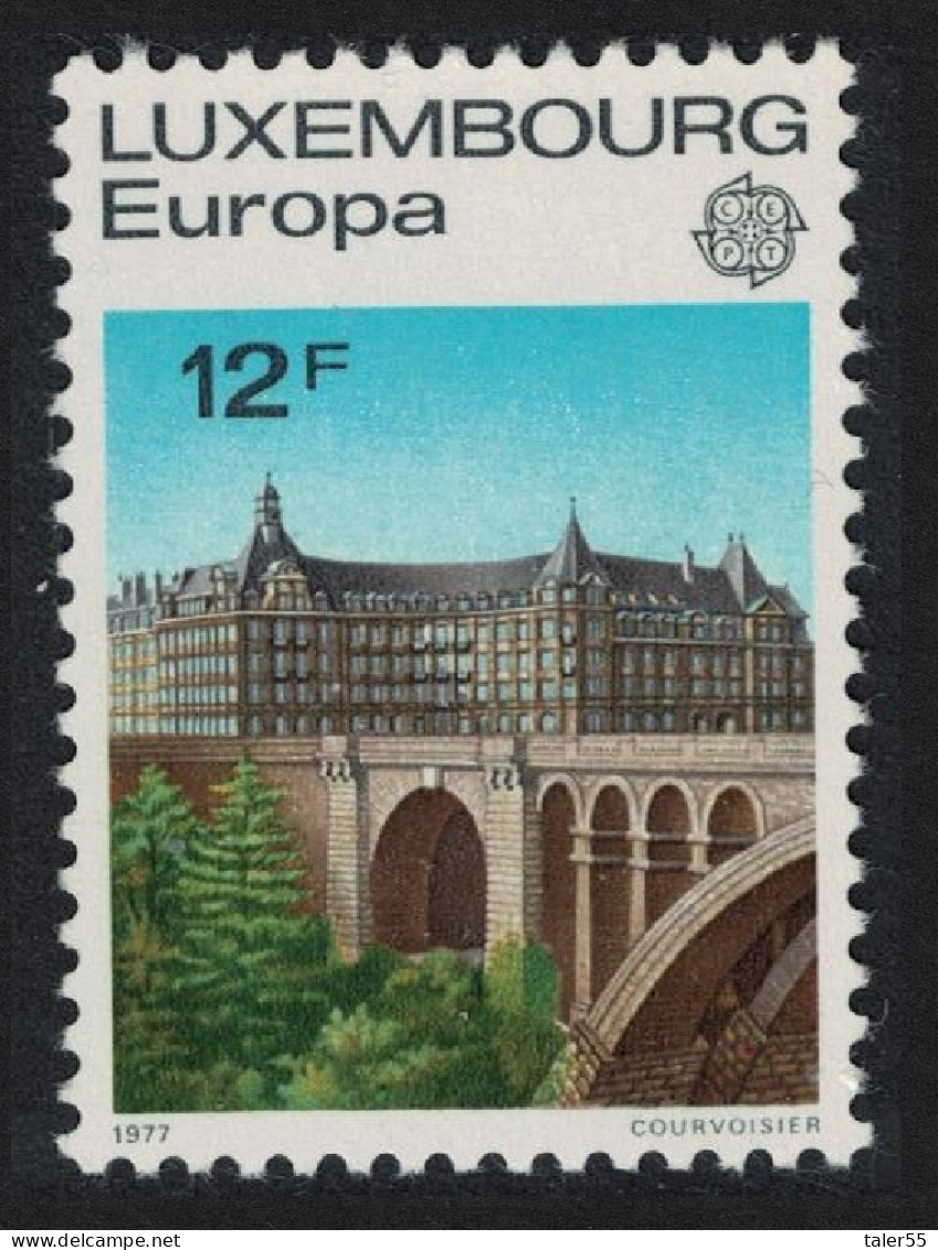 Luxembourg Grand Duke Adolphe Railway Bridge 1977 MNH SG#986 MI#946 - Unused Stamps