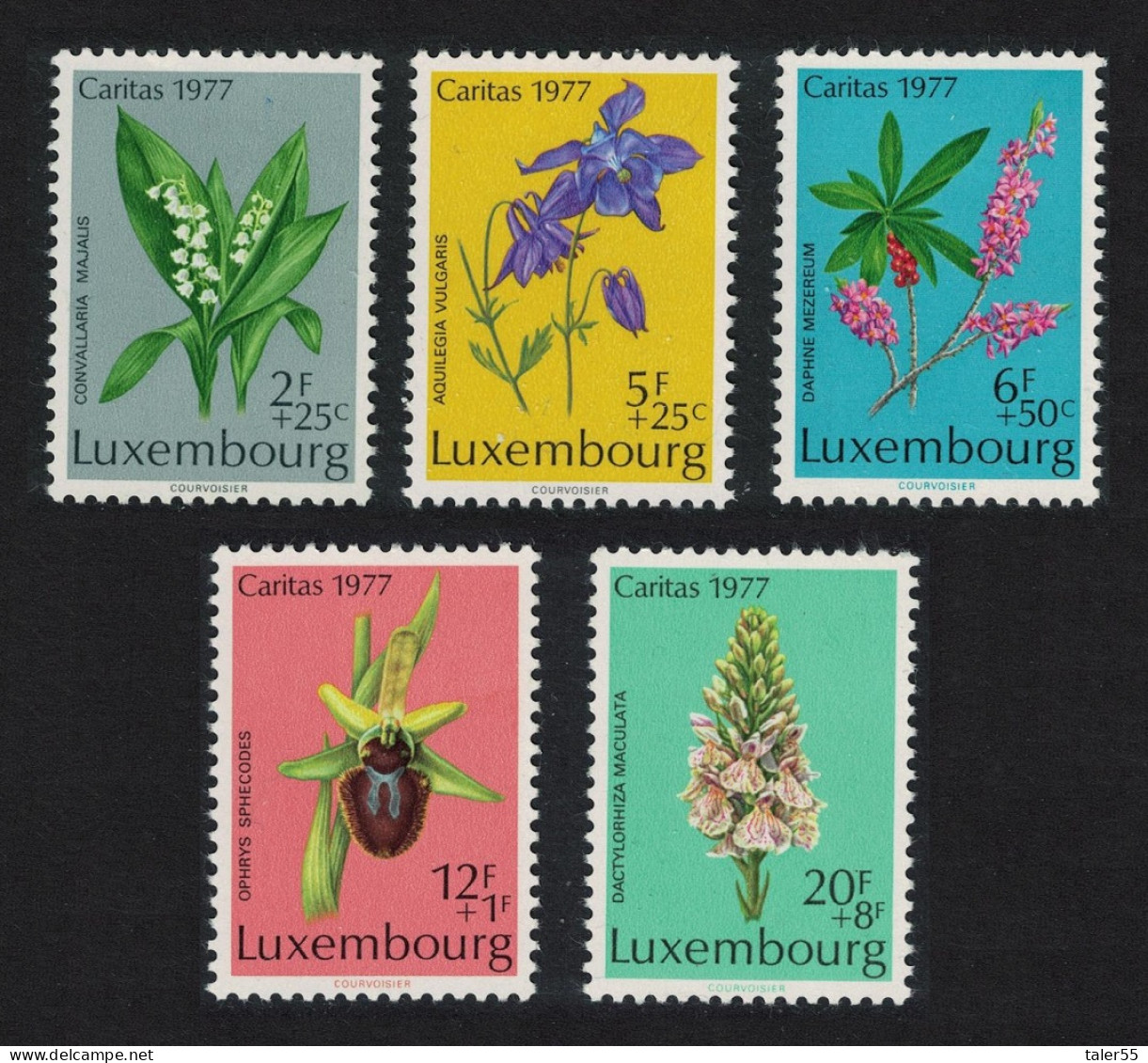 Luxembourg Protected Plants 5v 1977 MNH SG#997-1001 MI#957-961 - Neufs