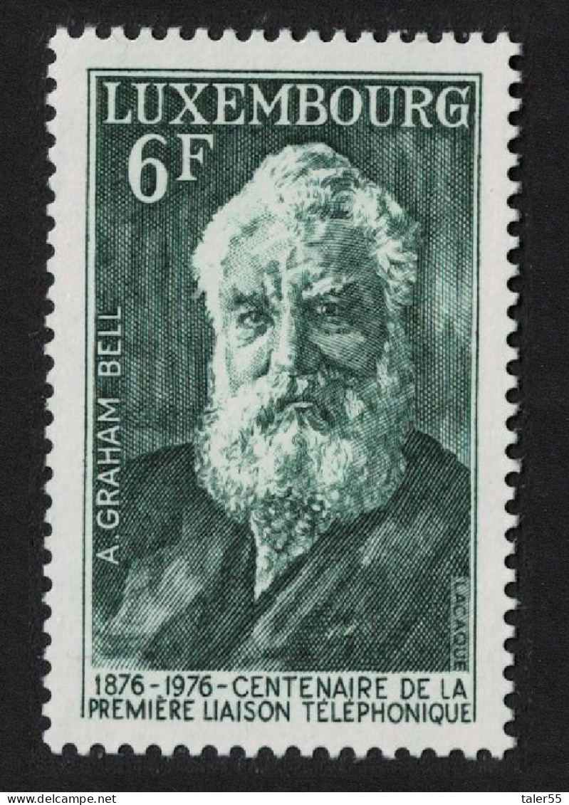 Luxembourg Telephone Alexander Graham Bell 1976 MNH SG#975 Sc#590 - Unused Stamps