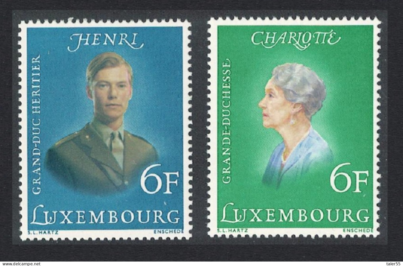 Luxembourg Royal Birthdays 2v 1976 MNH SG#962-963 Sc#579-580 - Unused Stamps