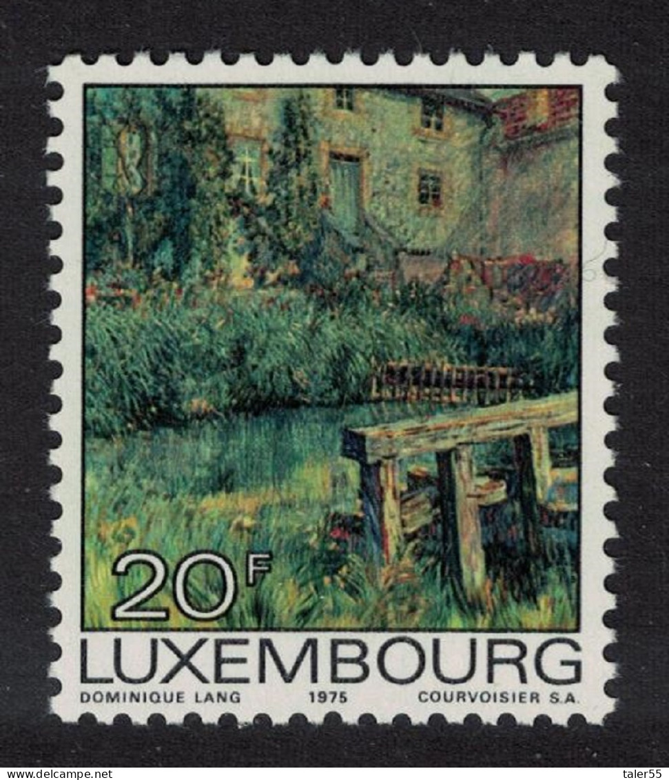 Luxembourg 'The Dam' Painting By D. Lang 1975 MNH SG#950 MI#907 - Unused Stamps