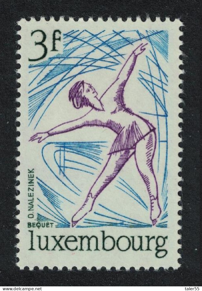 Luxembourg Ice Skating 1975 MNH SG#954 MI#911 - Ungebraucht