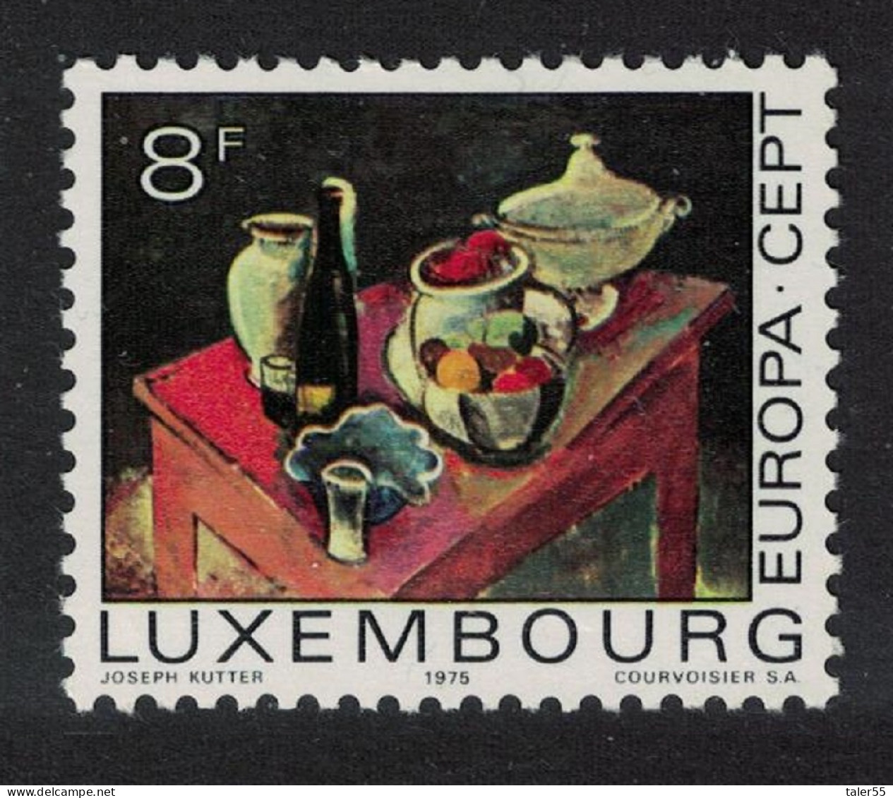 Luxembourg 'Still Life' Painting By J. Kutter 1975 MNH SG#949 MI#905 - Ungebraucht