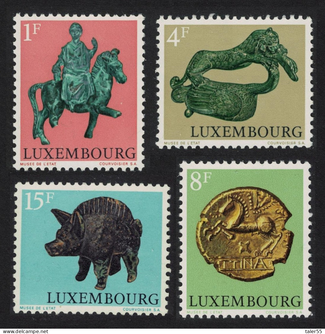 Luxembourg Archaeological Relics 4v 1973 MNH SG#902-905 MI#858-61 - Ungebraucht