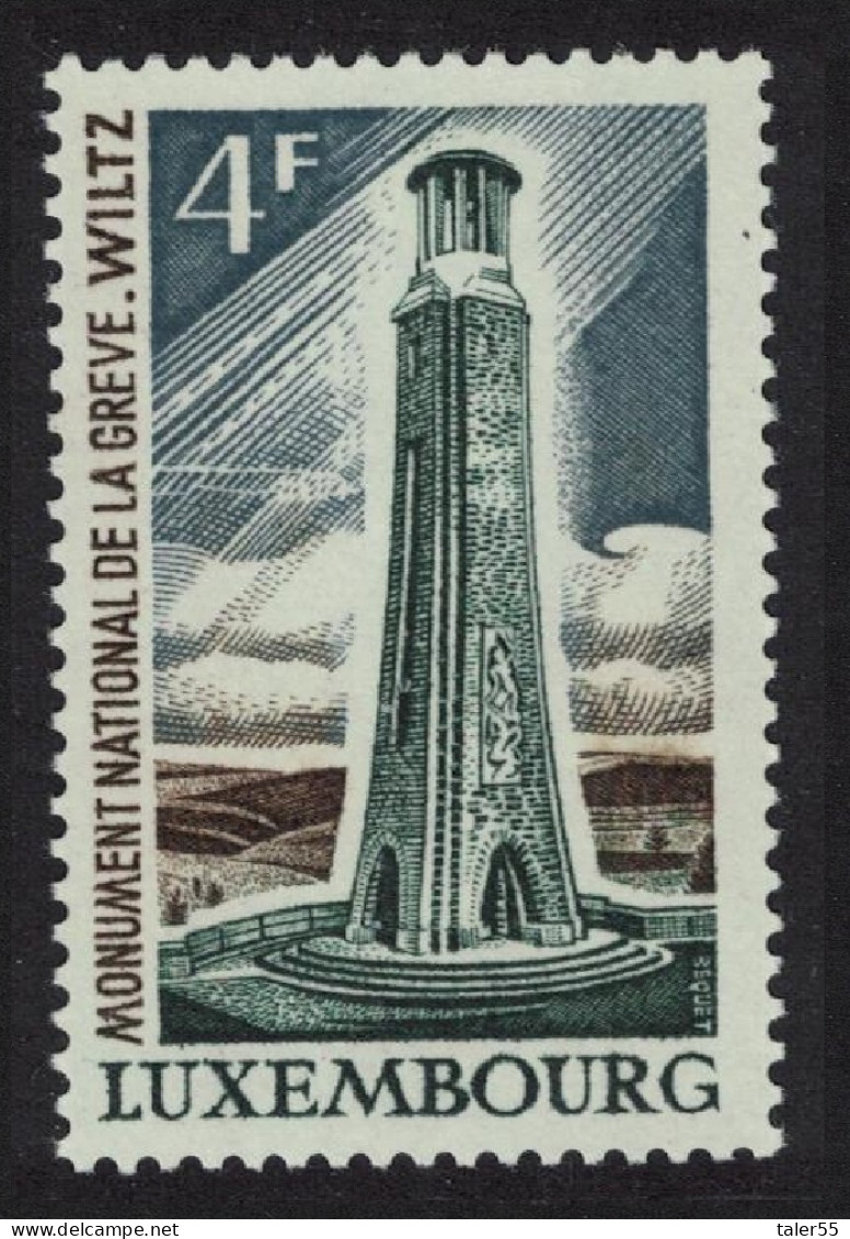 Luxembourg National Strike Monument 1973 MNH SG#914 - Nuovi