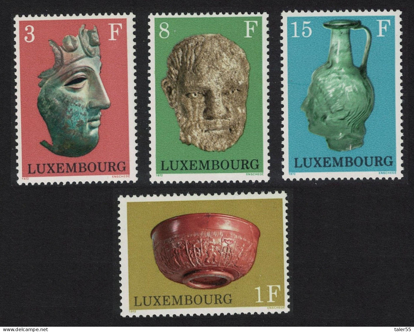 Luxembourg Gallo-Roman Exhibits 4v 1972 MNH SG#886-889 MI#842-845 - Unused Stamps