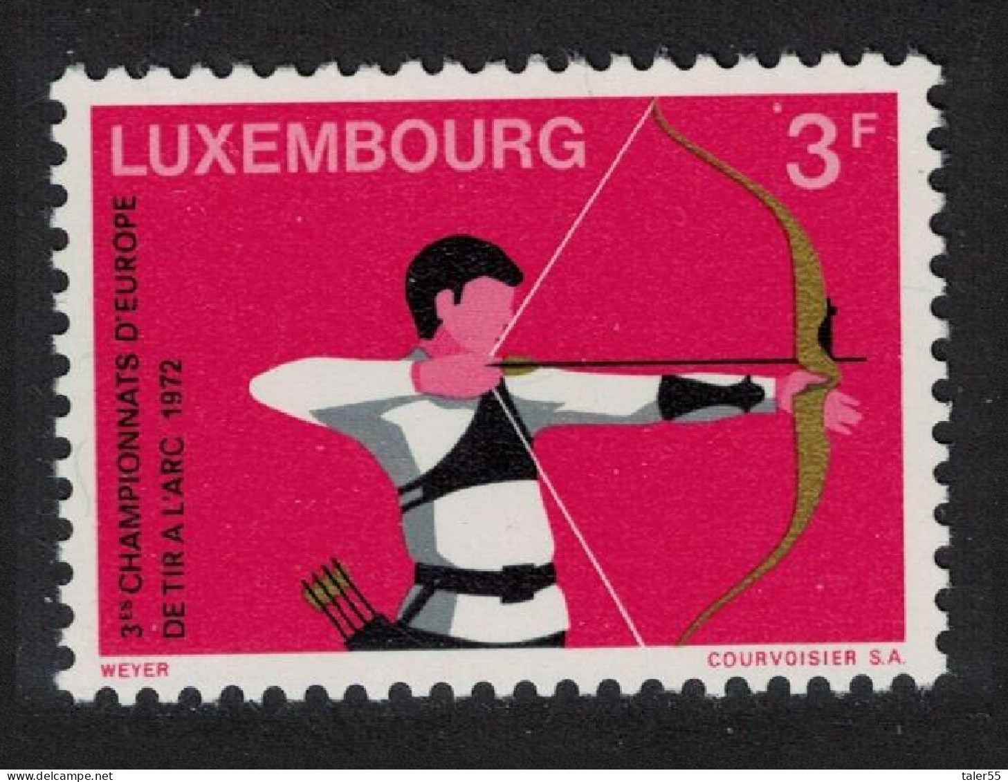 Luxembourg Archery Championships 1972 MNH SG#892 - Nuevos