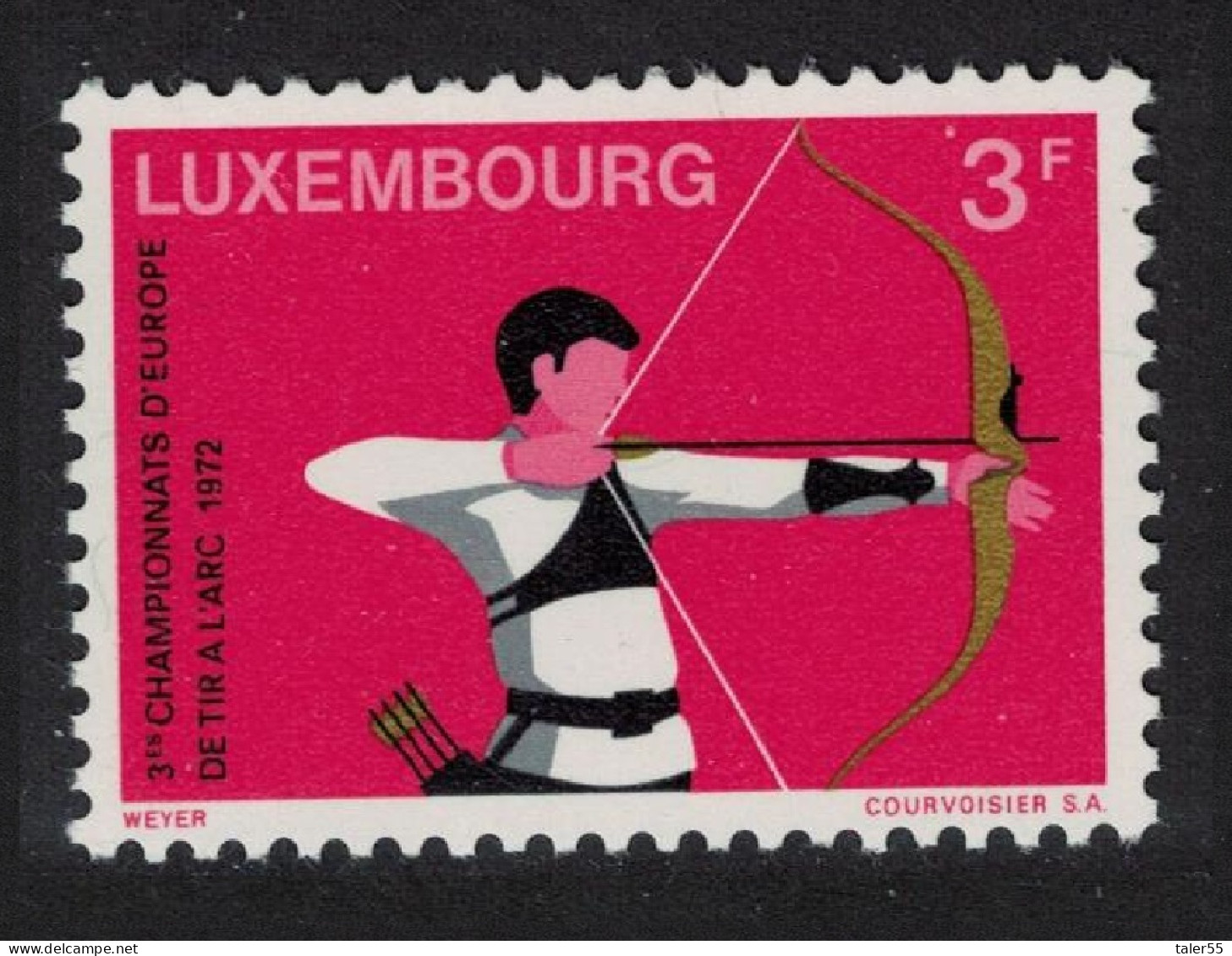 Luxembourg Archery Championships 1972 MNH SG#892 - Ungebraucht