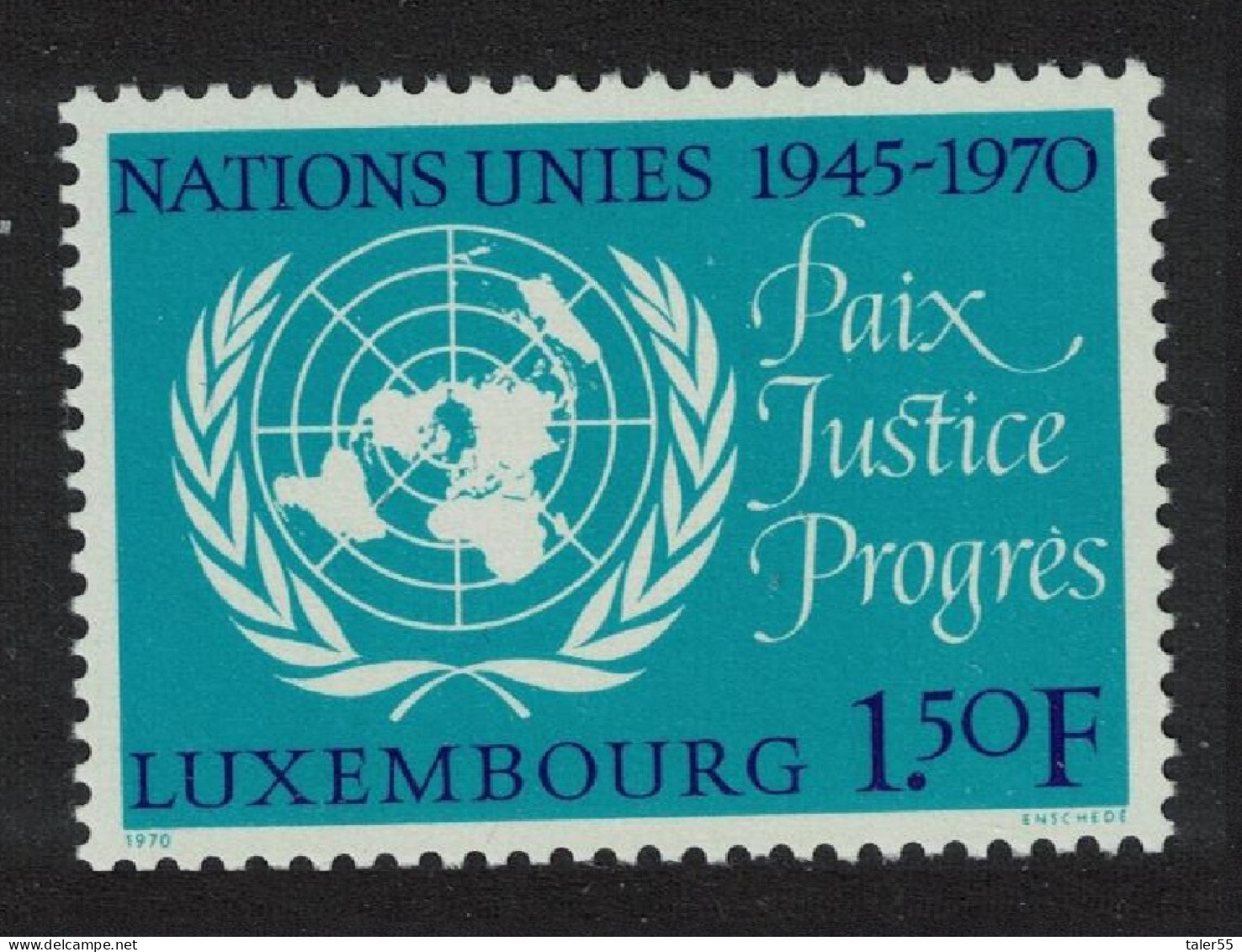 Luxembourg 25th Anniversary Of United Nations 1970 MNH SG#861 - Nuovi