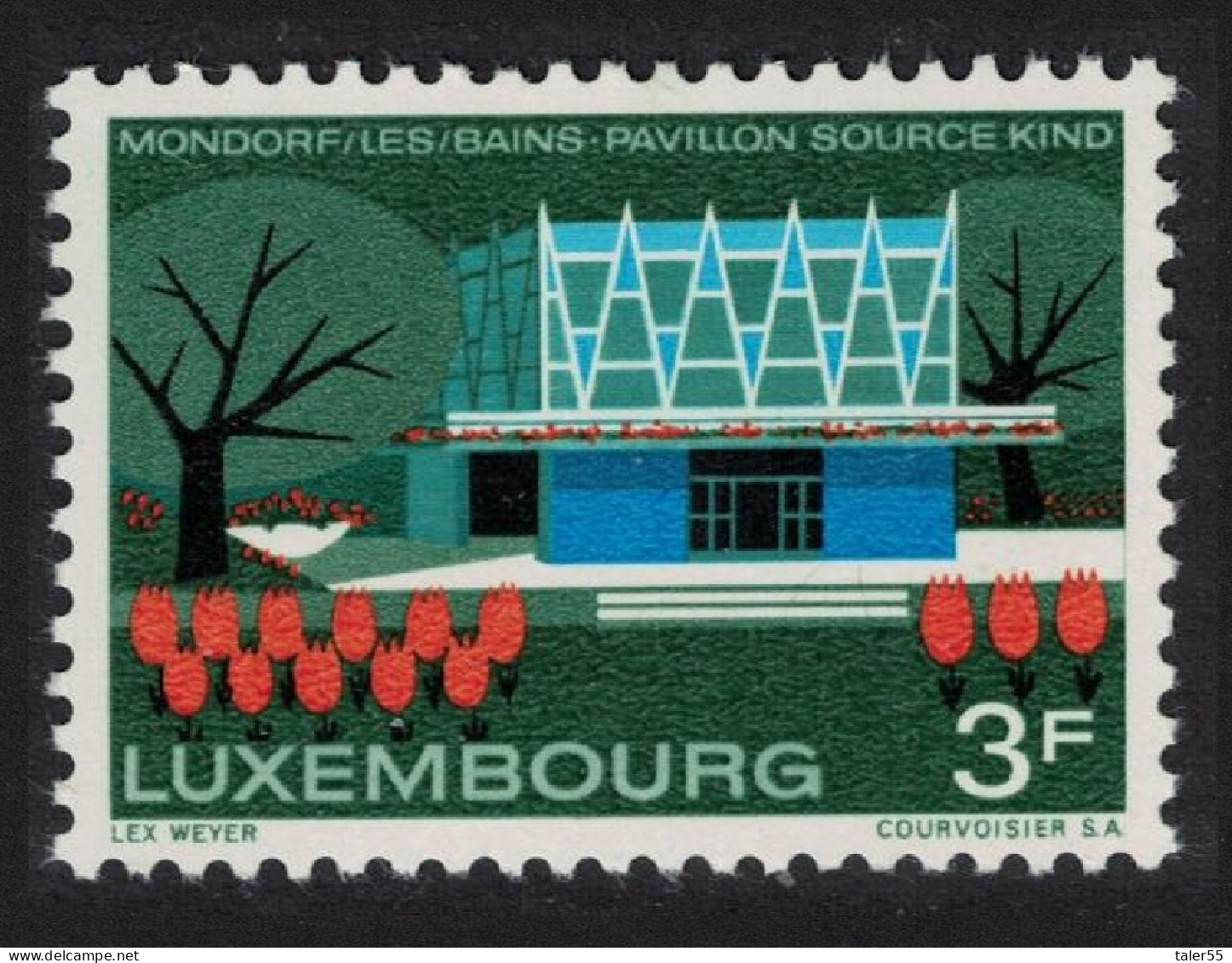 Luxembourg Mondorf-les-Bains Thermal Baths 1968 MNH SG#823 MI#773 - Nuevos