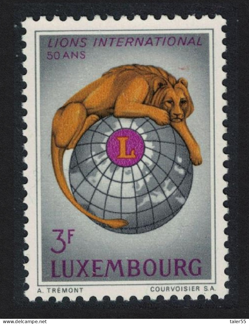 Luxembourg Lion Lions International 1967 MNH SG#800 - Nuovi