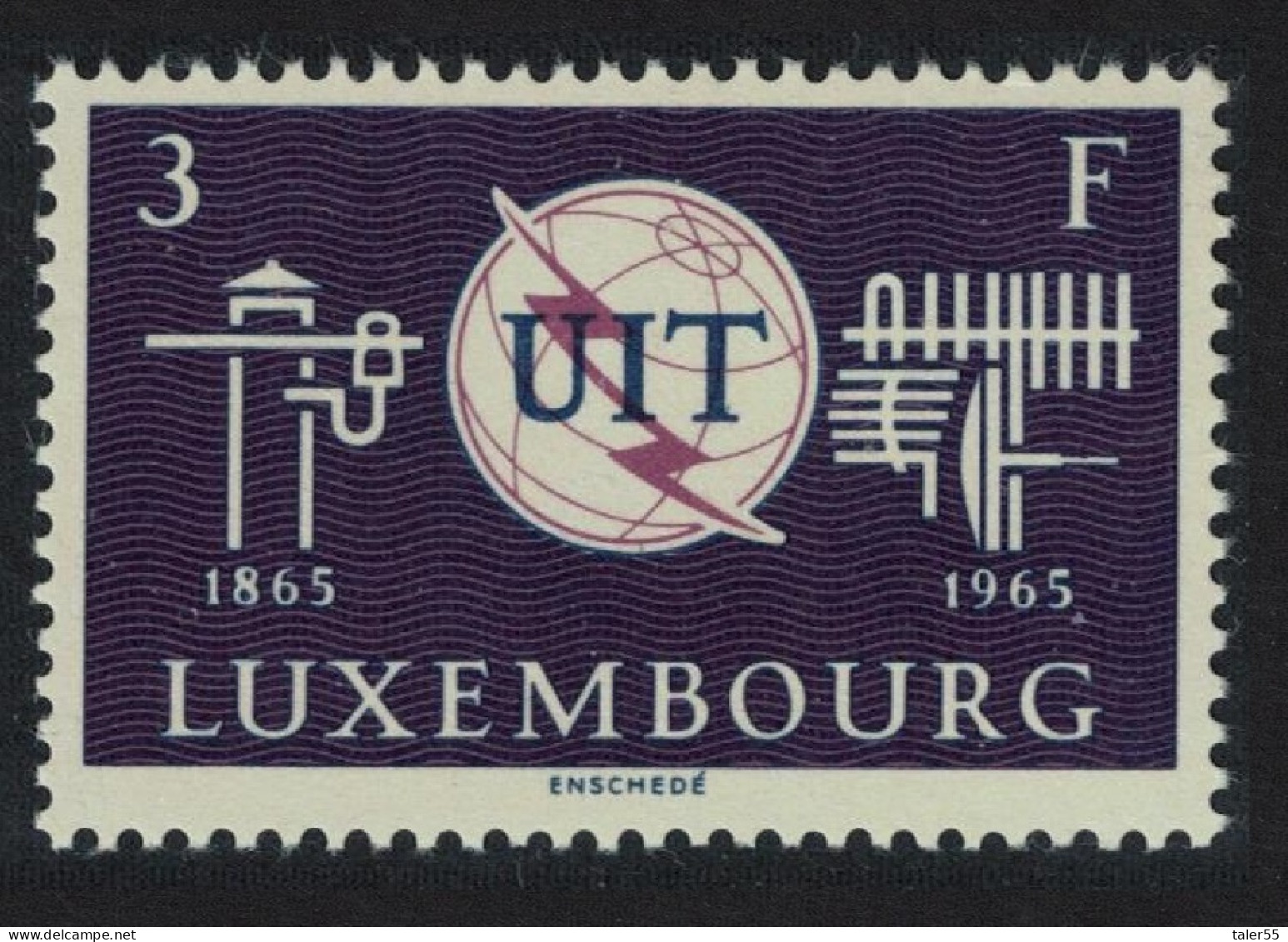 Luxembourg Centenary Of ITU 1965 MNH SG#768 - Ungebraucht