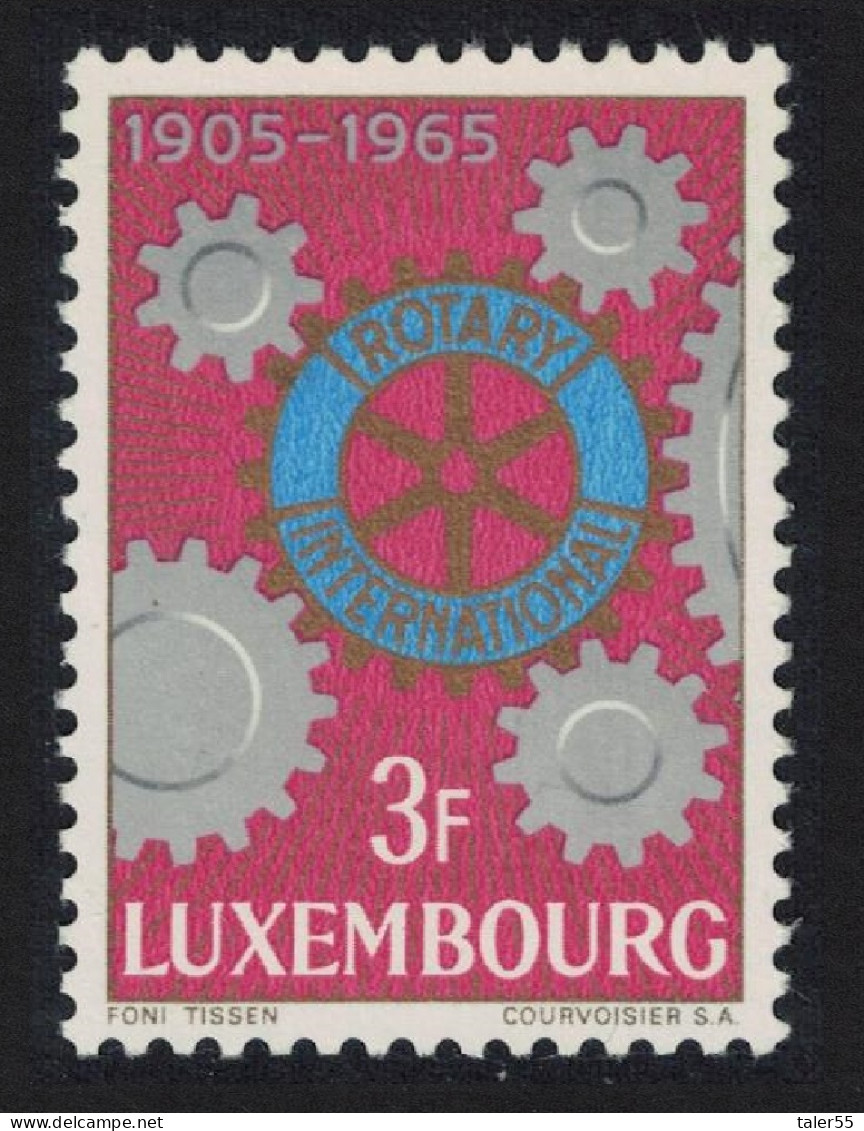 Luxembourg Rotary International 1965 MNH SG#756 MI#709 - Unused Stamps