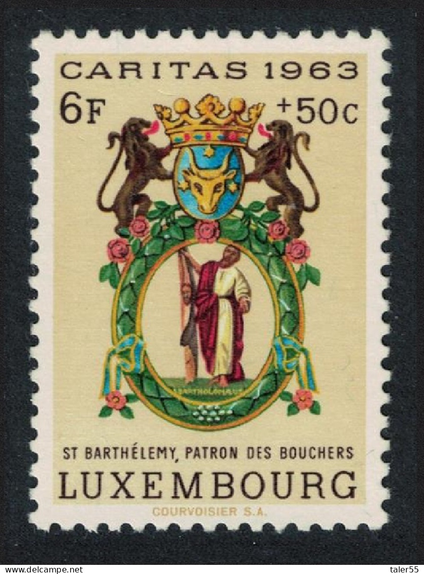 Luxembourg St Barthelemy Patron Saint Of Butchers 1964 MNH SG#738 MI#688 - Unused Stamps