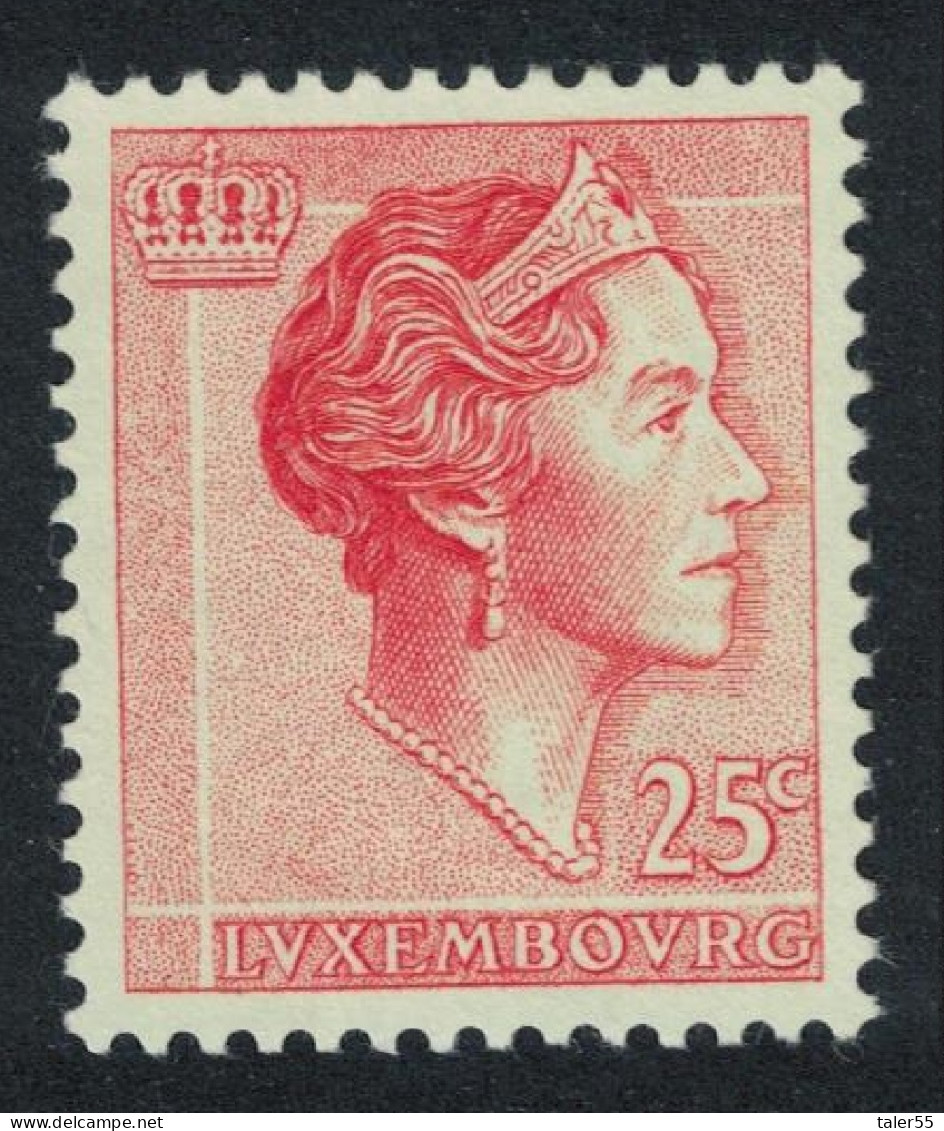 Luxembourg Grand Duchess Charlotte 25c 1964 MNH SG#673a MI#690 - Unused Stamps