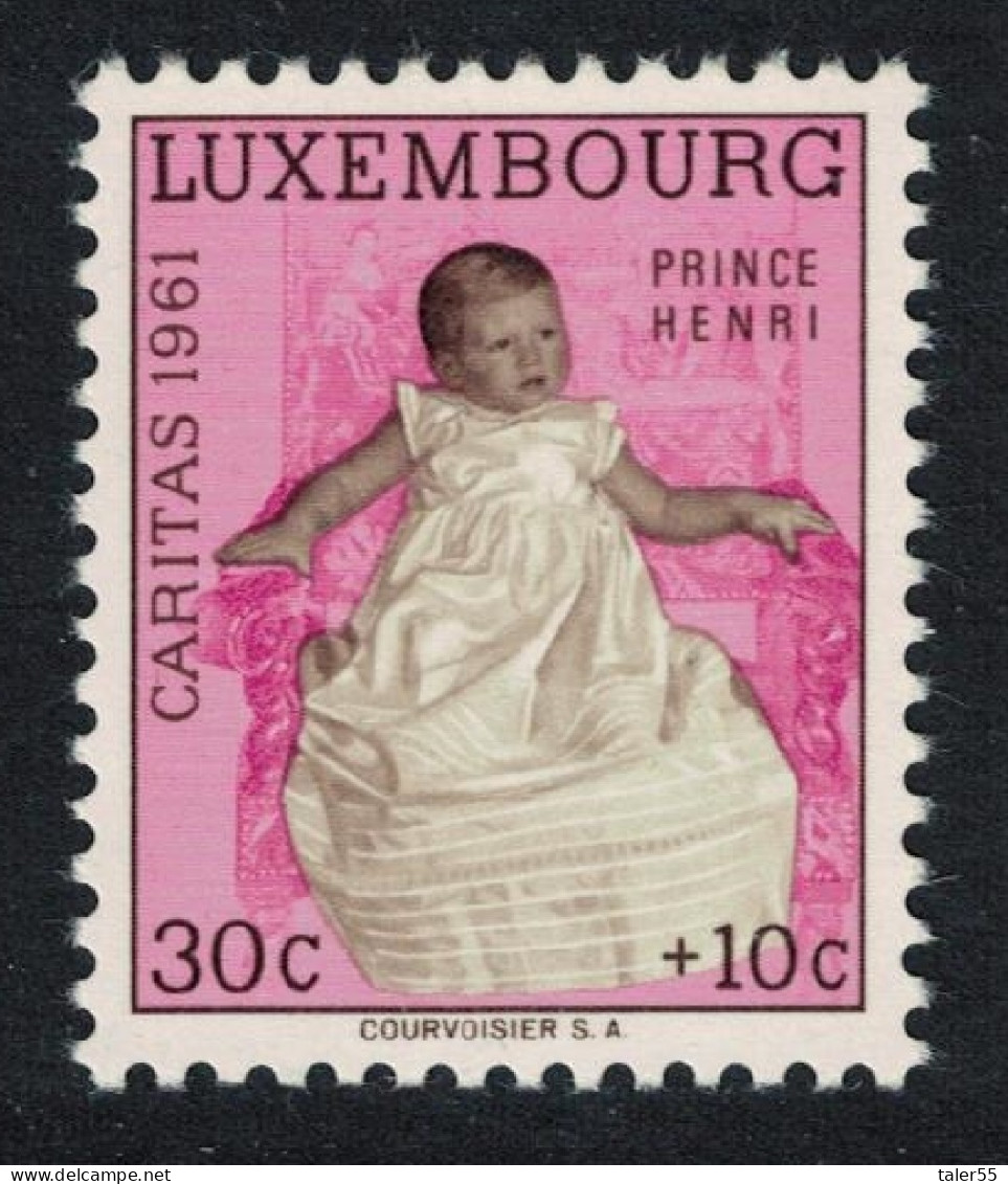 Luxembourg Prince Henri 'CARITAS' 30c 1961 MNH SG#699 MI#649 - Ungebraucht