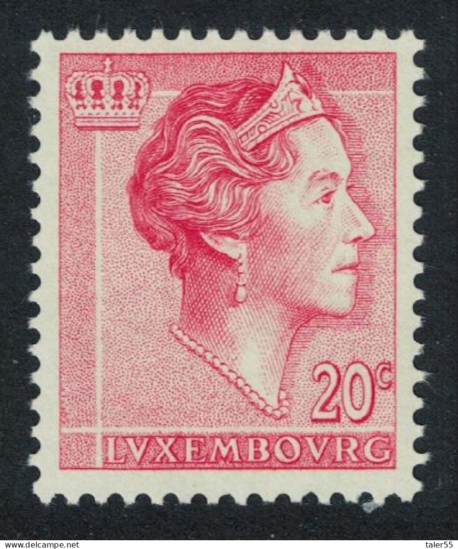 Luxembourg Grand Duchess Charlotte 20c 1961 MNH SG#673 MI#644 - Unused Stamps