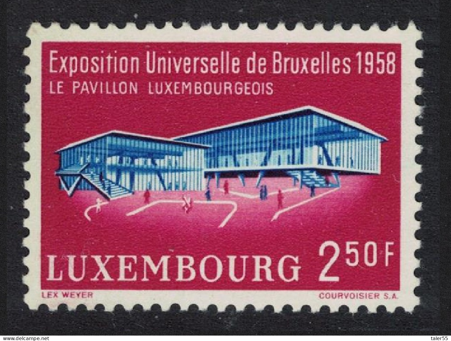 Luxembourg Brussels Exhibition 1958 MNH SG#636 - Ungebraucht
