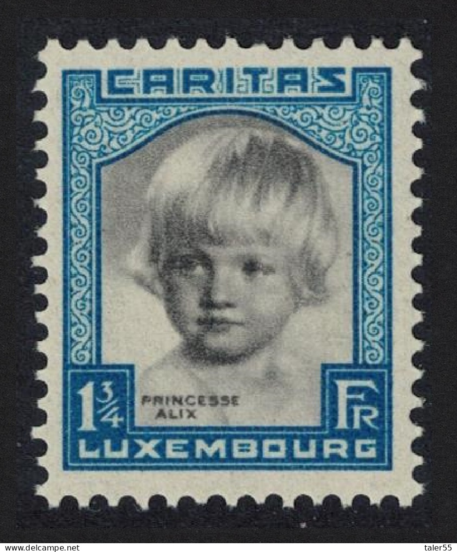 Luxembourg Princess Alix Child Welfare 1¾ Fe KEY VALUE 1931 MNH SG#306 MI#244 - Unused Stamps